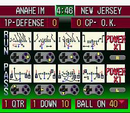 ABC Monday Night Football screenshot 4 for Super Famicom